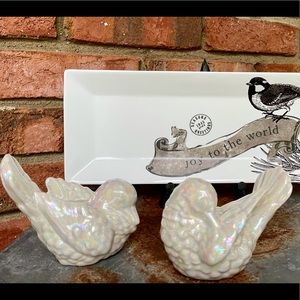 Love bird set and plate